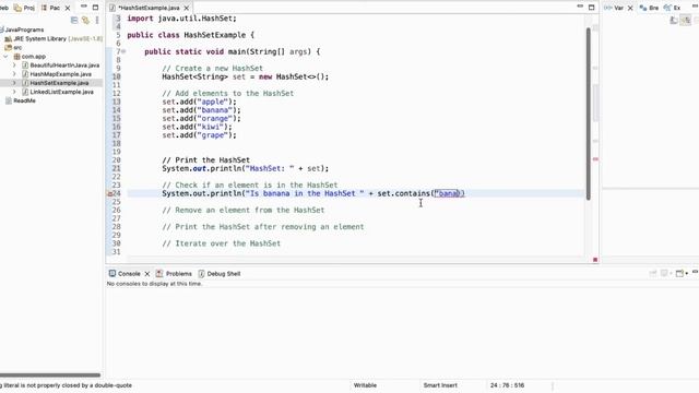HASHSET In Java ? смотреть онлайн