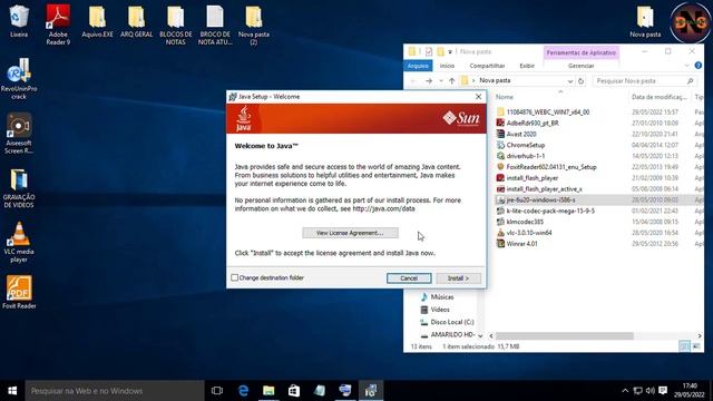 Instalações do Foxit Reader, Java e o K-lite Codec смотреть онлайн