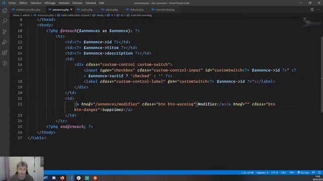 12 - Live Coding : PHP Orienté Objet - Administration смотреть онлайн