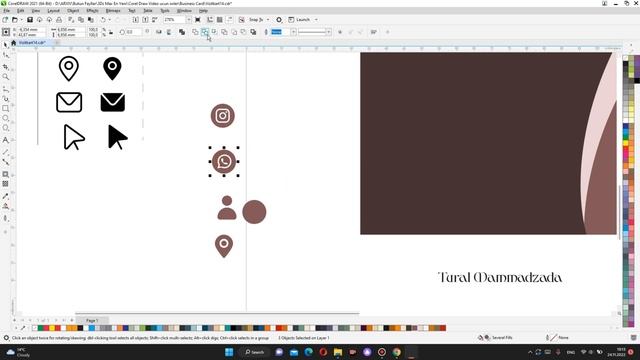 Creative visiting card design corel draw | Free Virtual Business Card Tutorial with QR Code 2023 смотреть онлайн