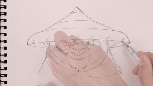 How To Draw Kung Fu Panda 4 | Po Sketch Tutorial смотреть онлайн