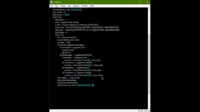 How to make a maze game using pygame | Download link in the description смотреть онлайн