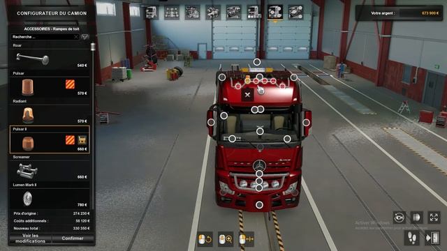 euro truck simulator 2 tuning Mercedes-Benz new actros giga space смотреть онлайн