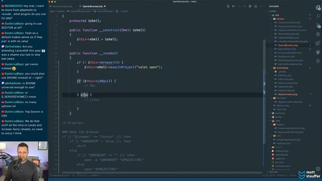 Opening a Browser From the Command Line | Re-building Lambo in PHP | Matt Stauffer Livestream смотреть онлайн
