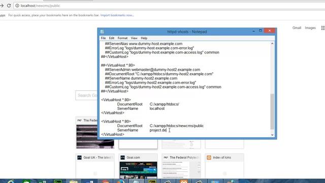 How to Customize Urls on Local Development Server Using Xampp on Windows смотреть онлайн