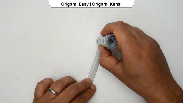 DIY - How to make KUNAI from A4 paper - Origami Easy смотреть онлайн