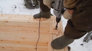 Засверлевание нагеля