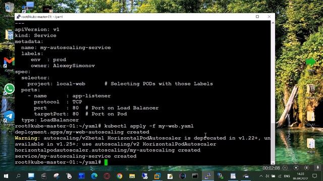 Nginx PHP LoadBalanser External IP в Kubernetes Часть2 смотреть онлайн