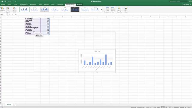 How to Make Chart Bars Wider in Excel 2019 for Mac | Microsoft Office for macOS смотреть онлайн