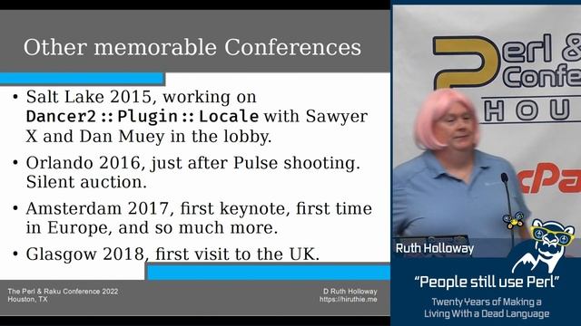 People Still Use Perl? - Twenty Years of Making a Living with a Dead Language - Ruth Holloway смотреть онлайн