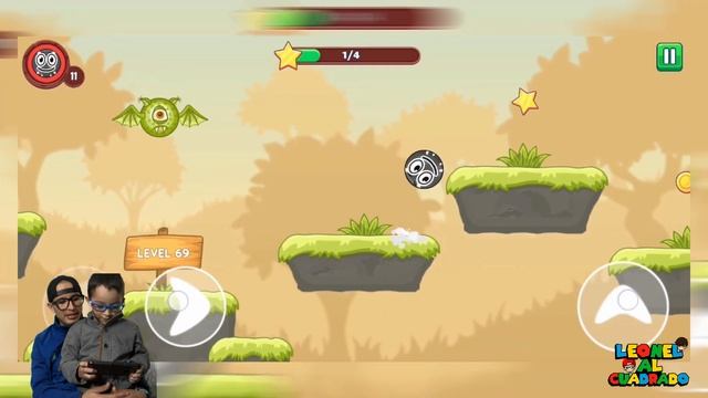 Bolita Roja 5 | Red Ball 5 | Nivel 61 - 75 | Juegos Para Niños смотреть онлайн