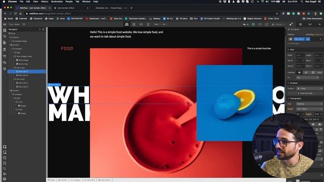 PARALLAX OUTLINE TEXT: Super Easy Webflow Text Effect смотреть онлайн