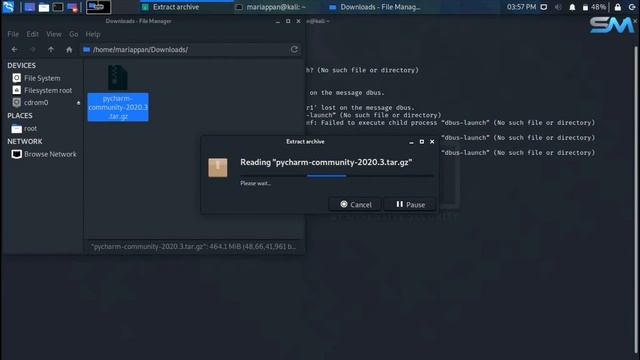 How to install Pycharm 2020.3 in Kali Linux 2020.4 in tamil || S.M. Security смотреть онлайн