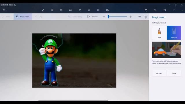 How to remove Image background in Paint 3D смотреть онлайн