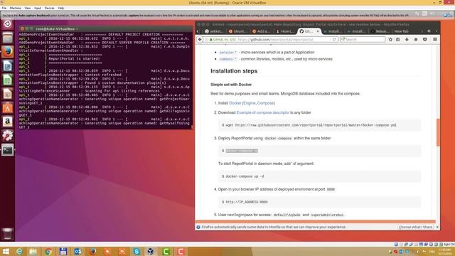 Part 2: Report Portal Installation Guide (Windows, VM, Ubuntu) смотреть онлайн
