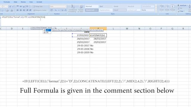 How to check a cell for a Date | Fix Date fields | format date in Excel ✔ смотреть онлайн