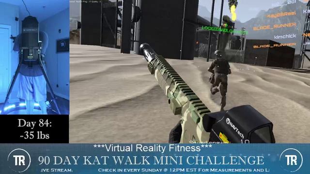 War Dust VR - A 32v32 WarZone! - VR Fitness - Day 84 of 90 - Game Hard Get Fit! смотреть онлайн