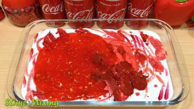 Series RED COCA COLA Slime ! Mixing Random Things into GLOSSY Slime! Satisfying Slime Videos #100 смотреть онлайн