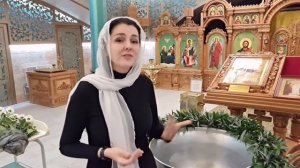 Украшение цветами купели к Таинству Крещения. О Таинстве Крещения!