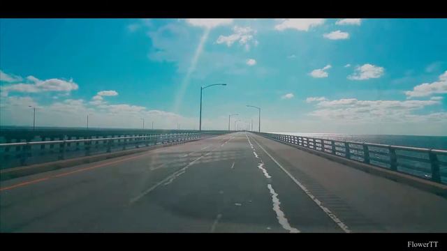 Chesapeake Bay Bridge - Tunnel, Driving over the Sea смотреть онлайн
