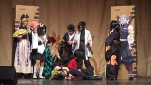 СЦЕНКА -Другая сторона клинка или как выжить в лифте-Клинок рассекающий демонов-Жёны Тенгена