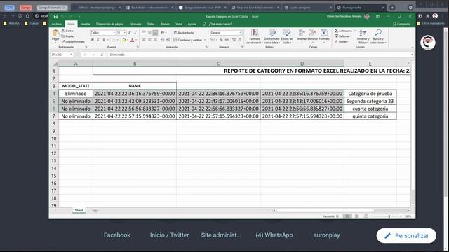 DAC | Reporte en EXCEL смотреть онлайн