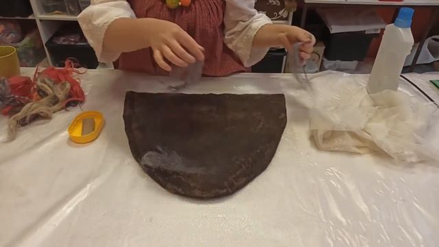 мастер-класс по мокрому валянию "Банная шапка" смотреть онлайн