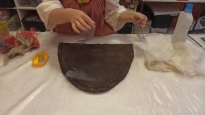 мастер-класс по мокрому валянию "Банная шапка"