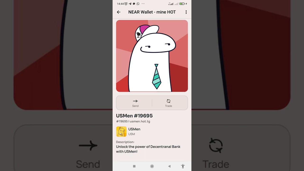 Как купить/продать NFT USMen, DobleDog в Near Wallet. Маркетплейс НФТ Near Wallet