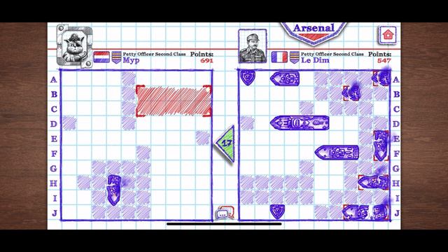 #9. Sea Battle 2 — Icy Ocean (Advanced mode) — Standard fleet смотреть онлайн