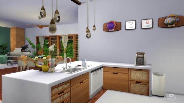Sulani Beach Villa | Island Living | Stop Motion | THE SIMS 4 смотреть онлайн