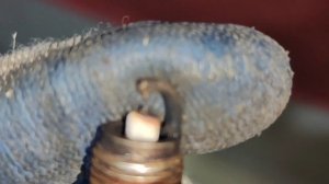 Свечи BRISK P11 после 20 тыс км СОСТОЯНИЕ