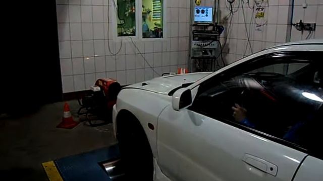 Mitsubishi Lancer Evolution IV Dyno (Диностенд) прогон смотреть онлайн