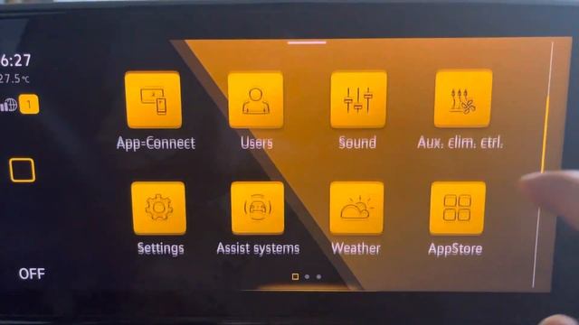 Volkswagen ID4 отключение управления экраном жестами. hand gesture deactivation. смотреть онлайн