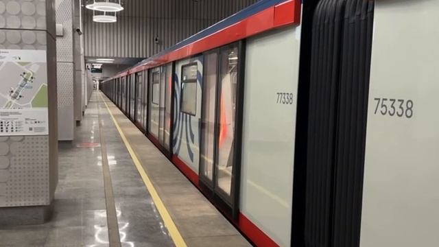 Поезд Москва-2024. Перегонка на БКЛ. Станция Терехово. смотреть онлайн