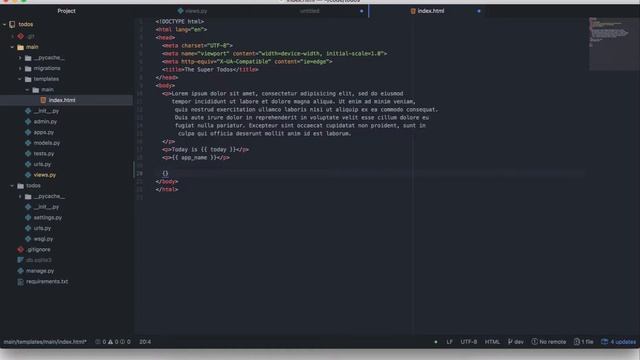 Django 2 tutorial 9 - Using the Django template language - tags and filters смотреть онлайн