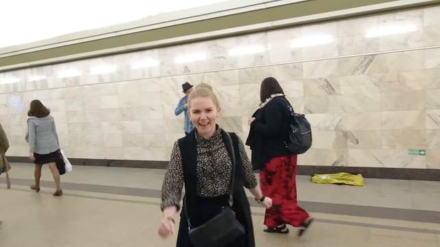 Скрипка на ст. метро Адмиралтейская смотреть онлайн