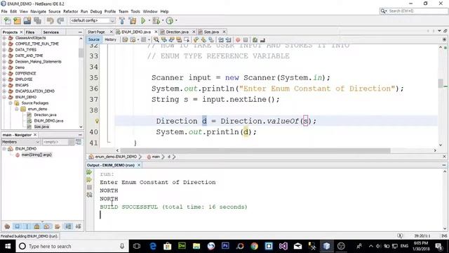 TAKING USER INPUT FOR ENUM IN JAVA PART-8 (URDU / HINDI) смотреть онлайн