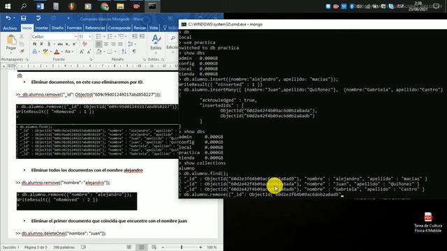 Ejecución de comando en CMD / Mongodb смотреть онлайн