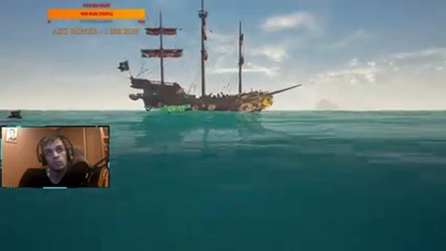 Sea of Thieves играмем на галионе #20 фармим пушки с парома смотреть онлайн