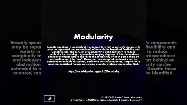 2023-11-05 Concurrent Modular Scalability and Scalable Modularity смотреть онлайн