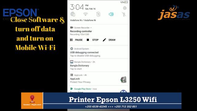 EPSON L3150 L3250 WiFi Setup How to Connect WiFi with Mobile смотреть онлайн