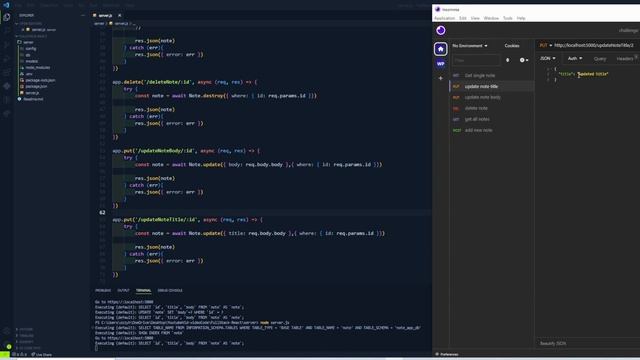 Full Stack React js node js Note App (part 4) | Delete and put requests | create-react-app tutorial смотреть онлайн