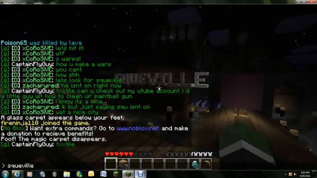 Minecraft-NoBlox-The Warp Zone! (squeville смотреть онлайн