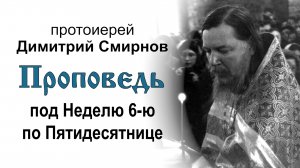 Проповедь под Неделю 6-ю по Пятидесятнице (1996.07.13)
