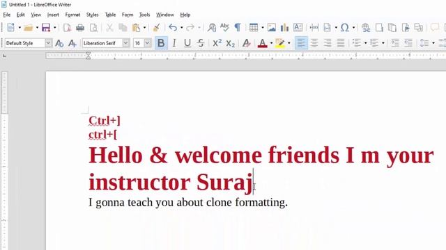 Clone formatting in libre writer in hindi and english смотреть онлайн