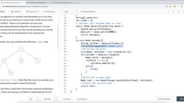 [Java] Leetcode 428. Serialize and Deserialize N-ary Tree [N-ary Tree #1] смотреть онлайн