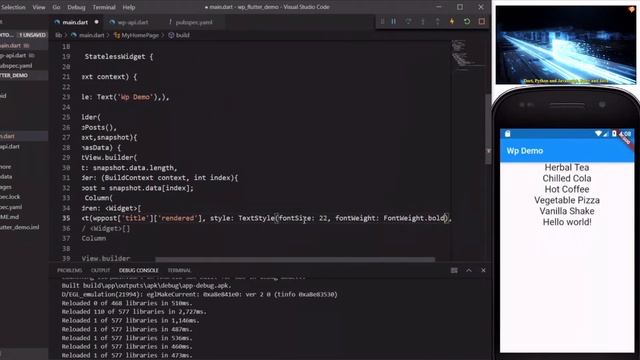 Flutter Day (29) | Fetch Wordpress Post & Display on Flutter App using WP REST API смотреть онлайн