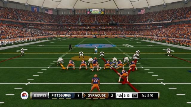 NCAA Football 14 Retail Gameplay: Pitt at Syracuse смотреть онлайн