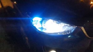 Габаритные огни. Стильный взгляд MAZDA CX-5.Фары стробоскопы. Светодиодные лампы.